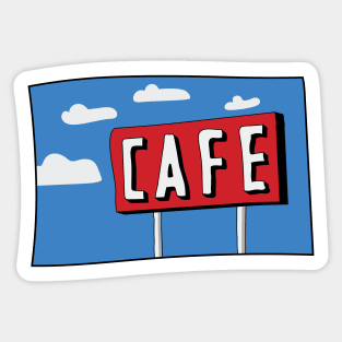 cafe Sticker